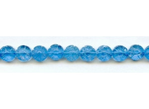 Blue Quartz 10mm Flower