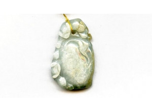 Burma Jade 47x29 Carved Pendant