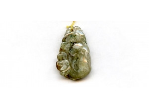 Burma Jade 36x24  Carved Pendant