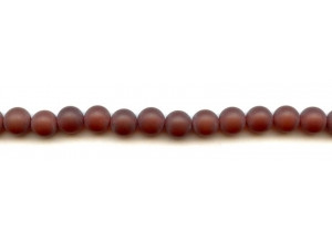 Matte Carnelian 8mm Round