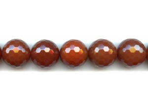 Carnelian 20mm Faceted Round