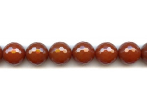 Carnelian 16mm Faceted Round