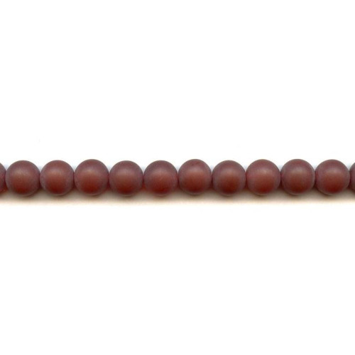 153-1166 Matte Carnelian <br>10mm Round