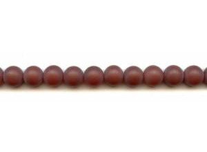 Matte Carnelian 10mm Round