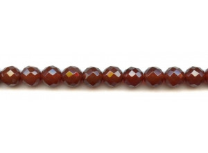 Carnelian 10mm Faceted Round