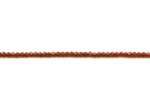 Carnelian 3mm Faceted Round