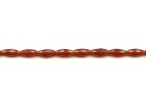 Carnelian 5x12 Faceted Oval Rice