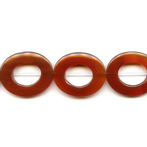 153-1221 Carnelian <br>30x36 Oval Donut