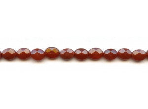 Carnelian 8x10 Faceted Flat Oval