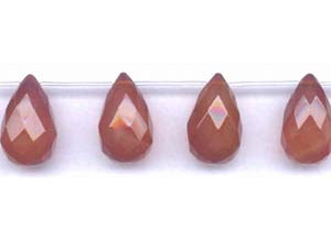 Carnelian 18x28 Teardrop Briolette