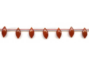 Carnelian 6x12 Rice Briolette