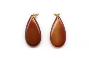 Carnelian 35x18 Pear Pendant