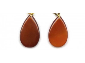 Carnelian 37-40x24 Pear Pendant