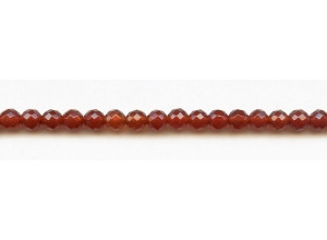 Carnelian 6mm Faceted Round