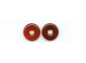 Carnelian 20mm Donut Pie