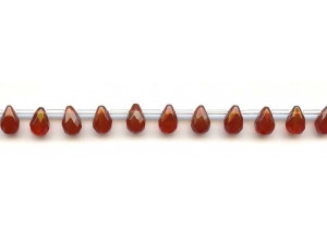 Carnelian 6x9 Teardrop Briolette