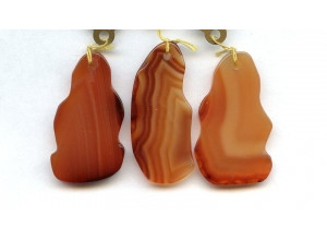 Carnelian 35-50x Slice Pendant