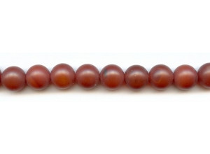 Matte Carnelian 12mm Round