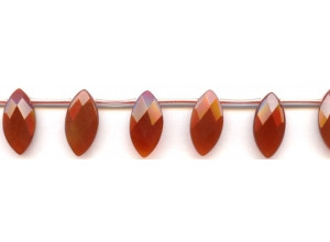 Carnelian 10x20 Marquise Briolette