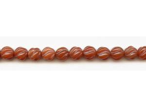 Carnelian 10mm S-Corrugated Round