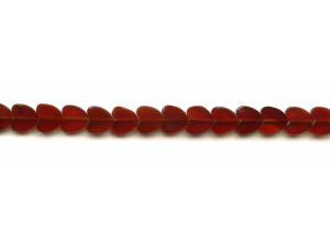 Carnelian 8mm Flat Heart