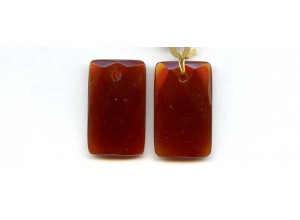 Carnelian 20x32 Cushion Cut Pendant