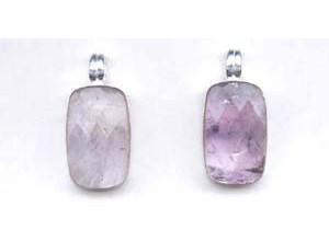 Cape Amethyst 18x30 Rectangle Bezel Pendant