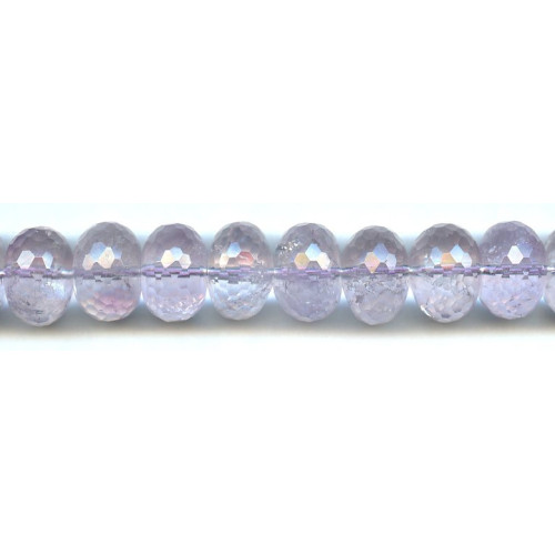 154-1133 Cape Amethyst <br>18mm Faceted Rondell