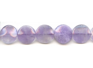 Cape Amethyst 20mm Waved Coin