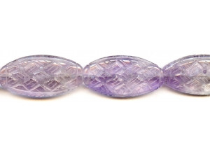 Cape Amethyst 20x40 Carved Oval