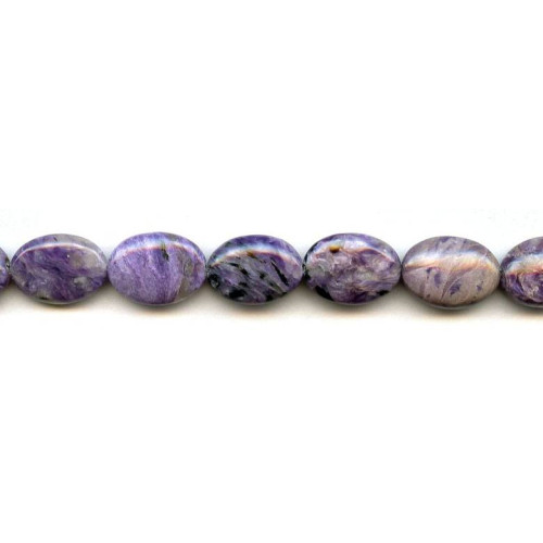 155-1042 Charoite <br>13x18 Flat Oval