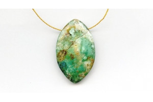 Chrysocolla 40x26 Pendant