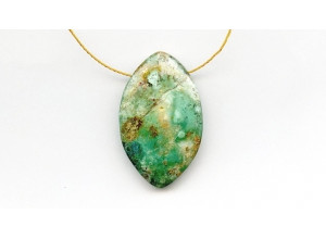 Chrysocolla 40x26 Pendant