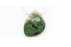 Chrysocolla 39x29 Pendant