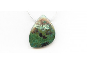 Chrysocolla 39x29 Pendant