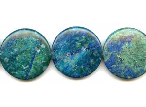 Chrysocolla 35mm Dime