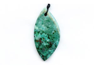 Chrysocolla 56x28 Pendant