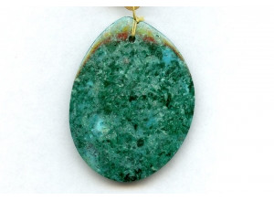 Chrysocolla 59x45 Pendant