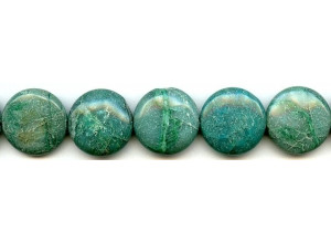 Chrysocolla 20mm Dime