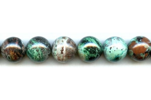 Morocco Chrysocolla 17-18mm Round