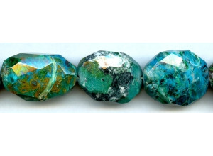 Chrysocolla 22-27x Faceted Nugget