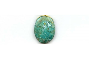 Chrysocolla 32x29 Pendant