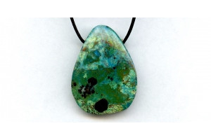 Chrysocolla 42x32 Pendant