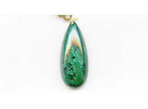 Chrysocolla 45x20 Pendant