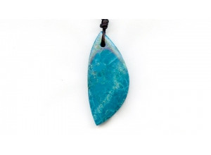 Chrysocolla 44x20 Pendant