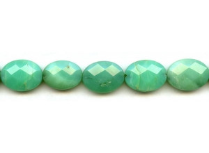 Chrysoprase 15x20 Faceted Flat Oval