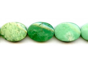 Chrysoprase 22x30 Twisted Flat Oval