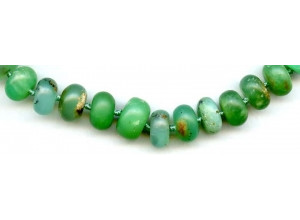 Matte Chrysoprase 13-14mm Rondell