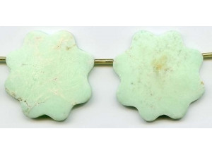 Matte Chrysoprase 38-40x Flower Drop