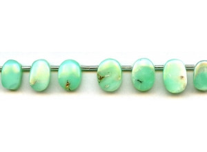 Chrysoprase 10-16x Flat Oval Drop